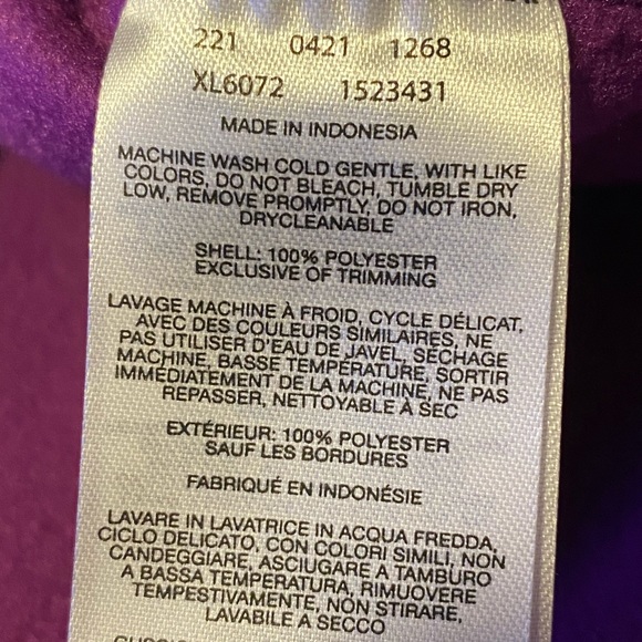 NWT Columbia Long Sleeve Full Zip Fleece Jacket Size Large - Picture 11 of 13